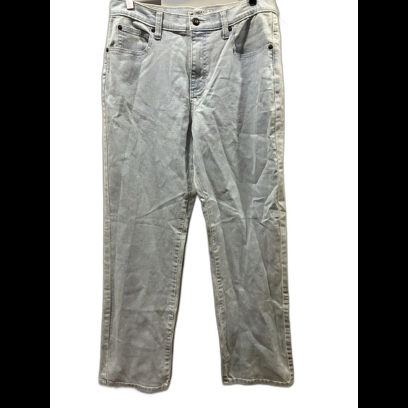 Y2K Lee Relaxed Fit Straight Leg Jeans Light Wash Women’s Size 12 NWT Store Tag - Picture 4 of 9